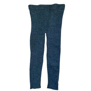 Nui Organics Merino Knit Leggings Charcoal 12-18m
